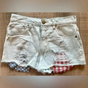 American Flag Pocket Shorts